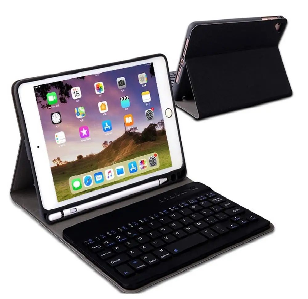 Чехол-подставка для Apple iPad 7-го поколения 10 2 дюйма 2019 съемная Bluetooth-клавиатура с