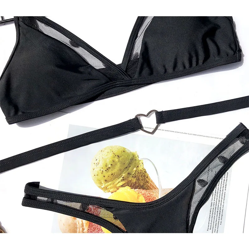 2020 Сексуальные Женские Треугольные комплекты бикини купальники серии