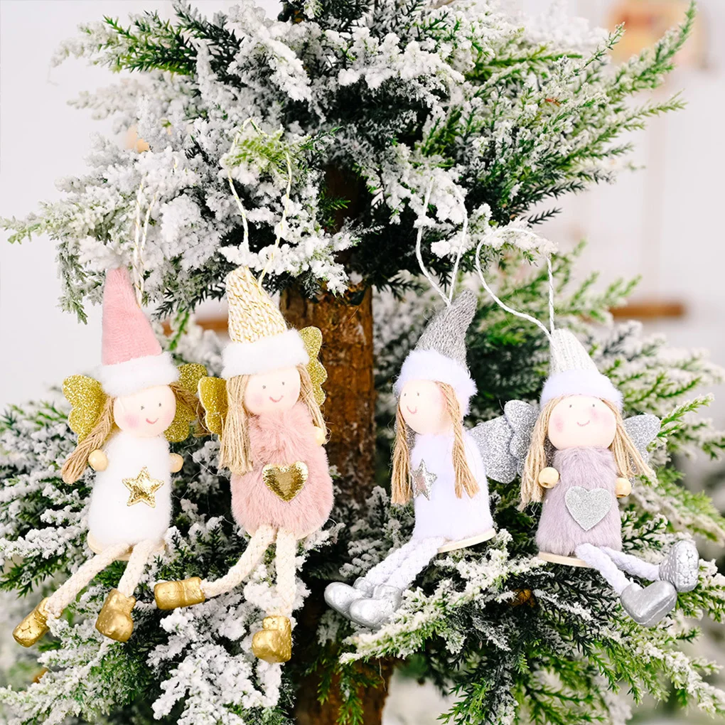 

Home Decoration 2021 Christmas Angel Pendants Christmas Tree Decorations New Year 2022 Xmas Gifts Navidad Christmas Ornaments