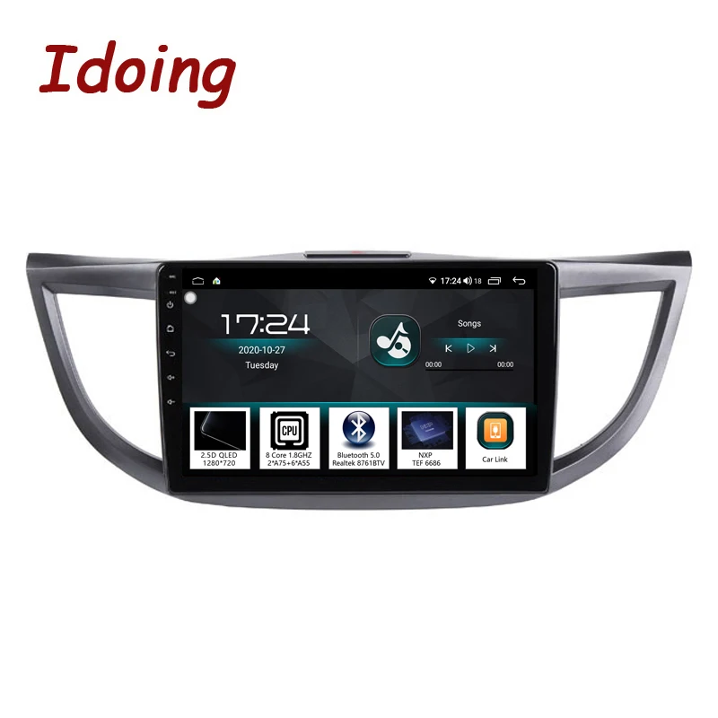 

Idoing10.2"4G+64G Car Intelligent System Android AutoRadio Player For Honda CRV CR-V 2012-2016 GPS Navigation Glonass Head Unit