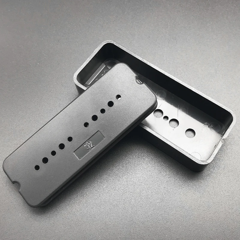 2 stücke p90 gitarre pickup abdeckung mit spule vintage 90 soapbar 5052mm hals brücke elektrische gitarre pickup abdeckung ersatz kunststof