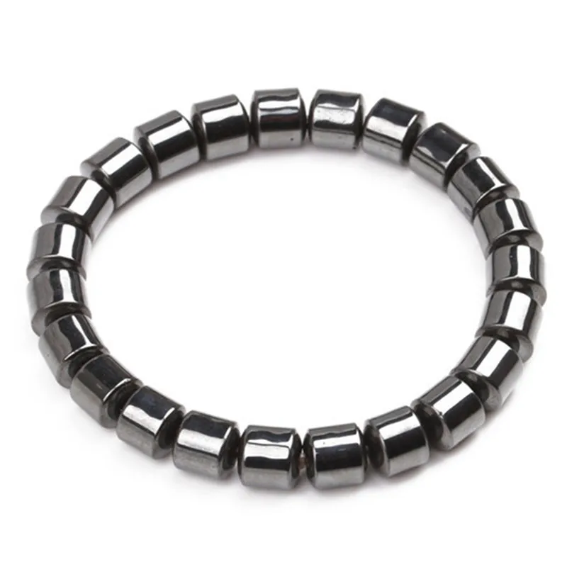 Health Fashion Jewelry Bio Elements Energy Germanium Bracelets Bangles Black BoneBeads Magnetic Therapy Bracelet | Украшения и