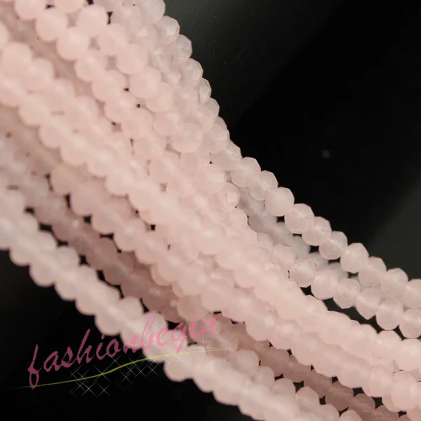 pink jade 3 мм, 4 мм, 6 мм, 8 мм, многоцветный круглый браслет, ожерелье, браслет, рукоделие, бисер, сделай сам, для изготовления ювелирных изделий, чешское стекло, разделитель, свободные бусины - Цвет: pink jade
