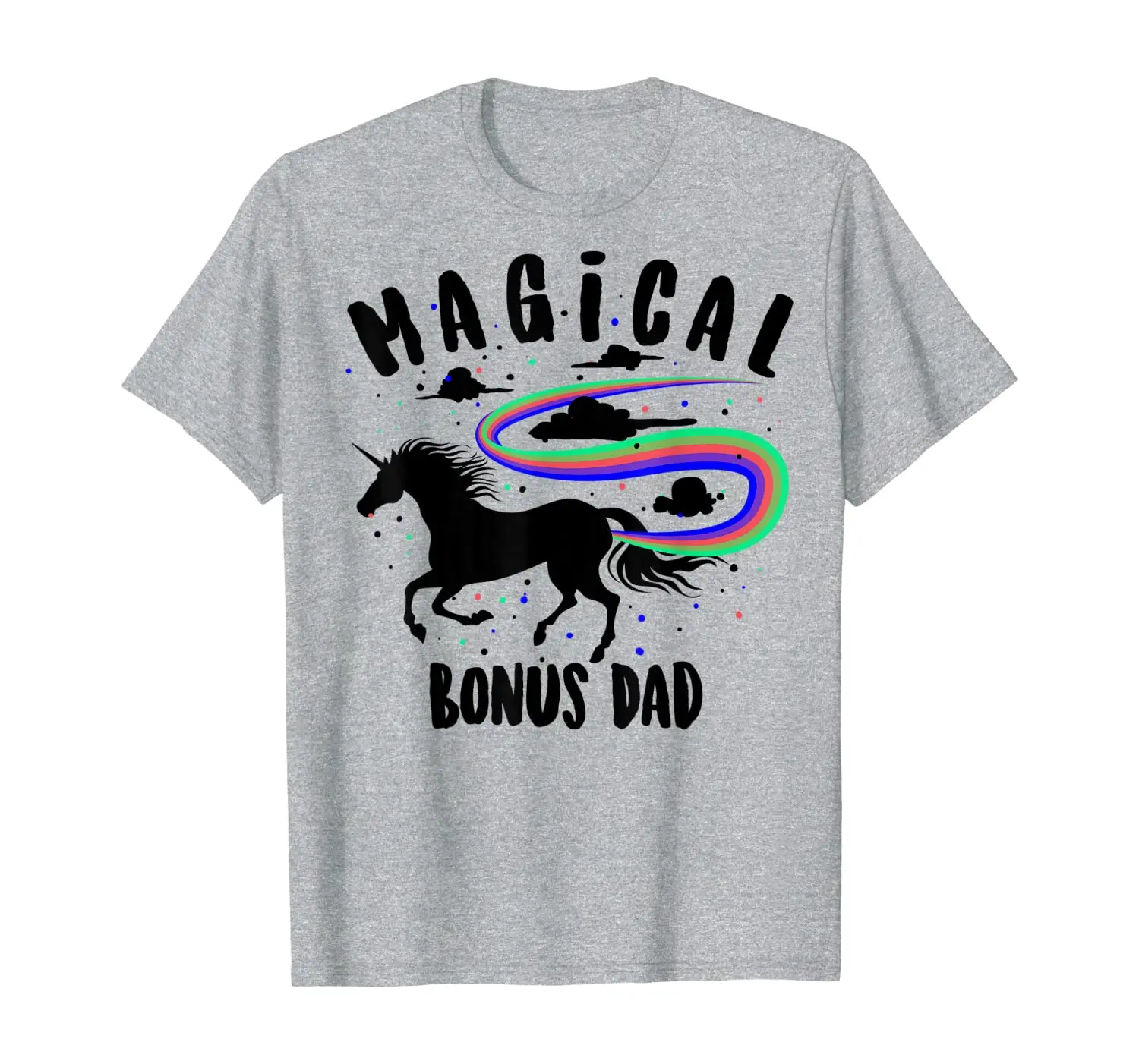

Magical Bonus Dad | Cool Running Unicorns Gift T-Shirt