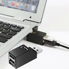 Мини-usb-хаб 2,0, мульти-USB сплиттер, 3 порта s, скорость, мини, мульти-USB, USB, хаб порт USB-порт, расширитель для ПК