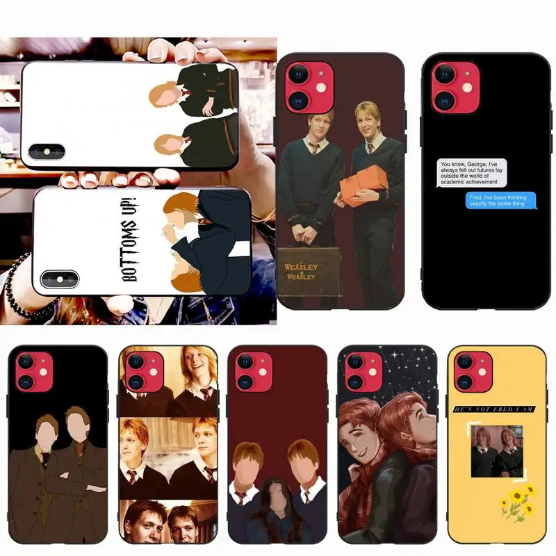 Чехол для телефона Fred and George Weasley Twins iphone 12 11 Pro Max Mini XS 8 7 6 6S Plus X 5S SE 2020 XR|Бамперы| |