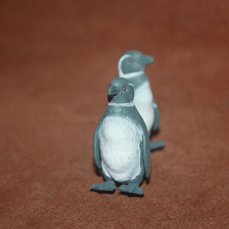 

Miniature Sea Animal Penguin Galapagos Black Grey Model Ocean Life Pygoscelis Adeliae Aquarium Decor Action Figure Figurine Toys