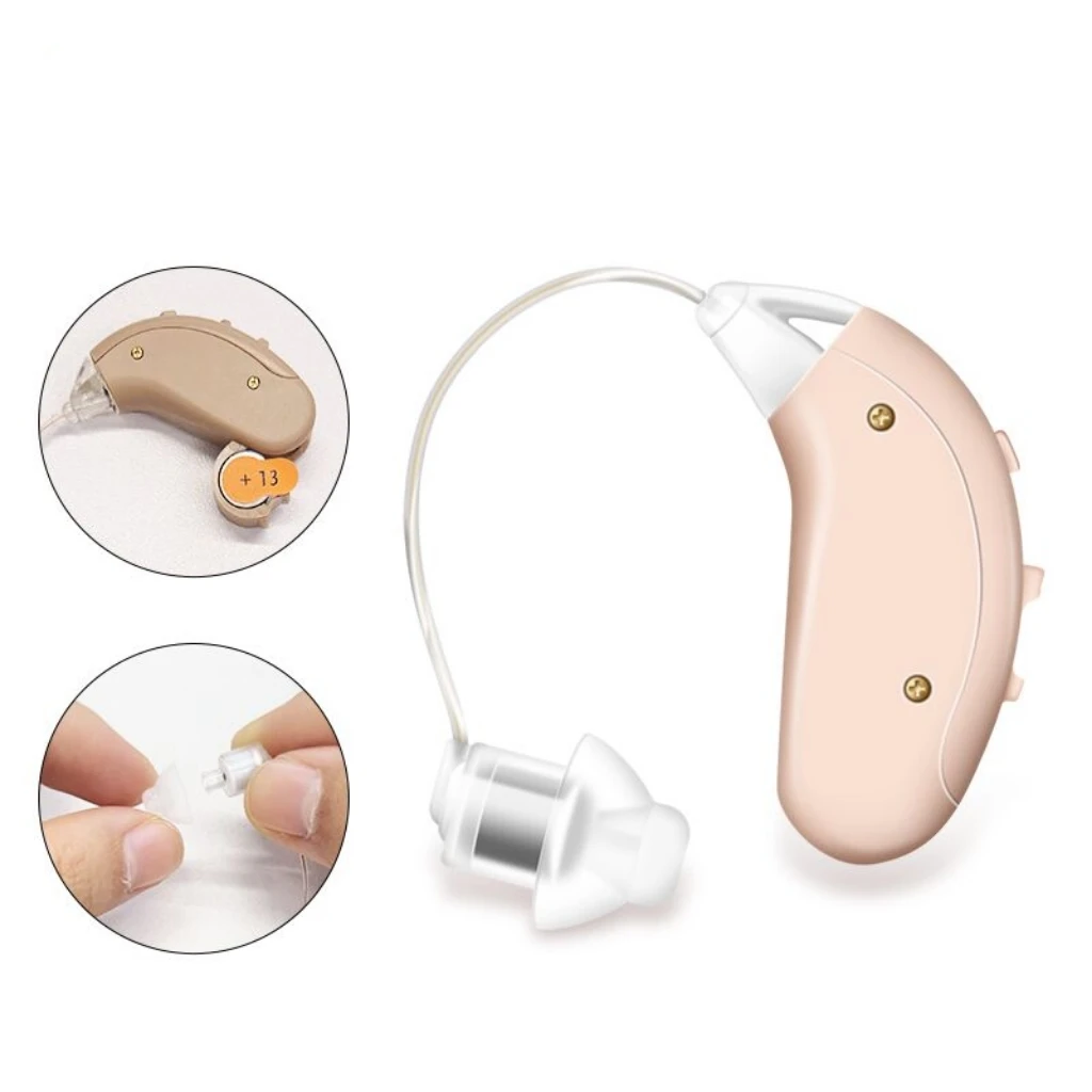 

Digital Hearing Aid High Power Sound Amplifier For Elderly Ear Mounted First Aid Wireless Hearing Aids To Severe Hear Loss Aids