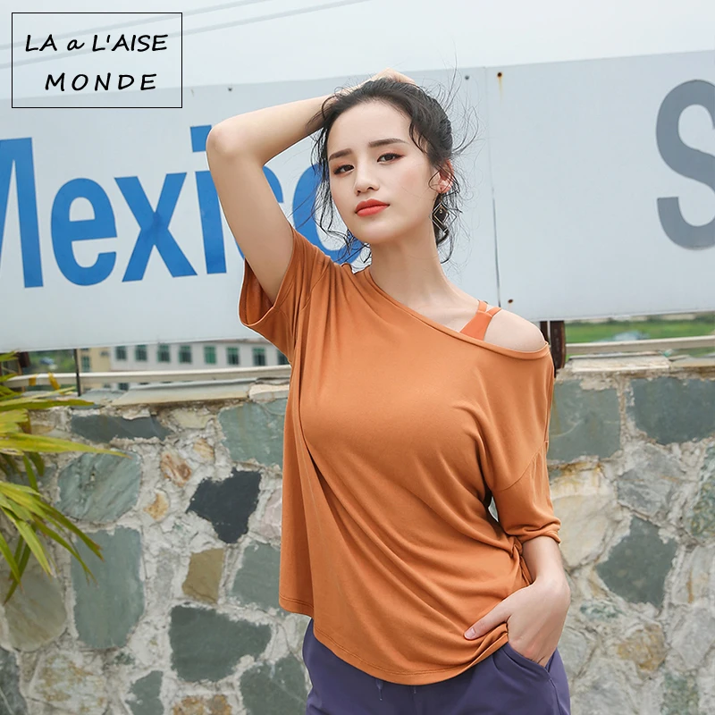 Топ для йоги женские спортивные футболки фитнеса топы Спортивные женщин