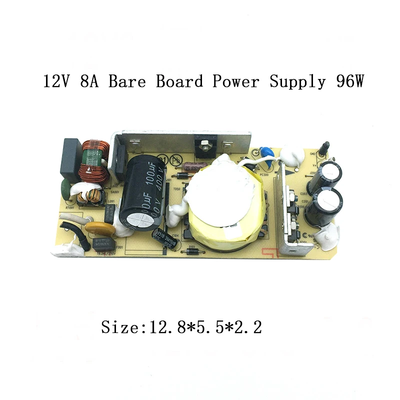 AC DC 12V 8A переключение Питание модуль печатной платы для монитор Встроенный