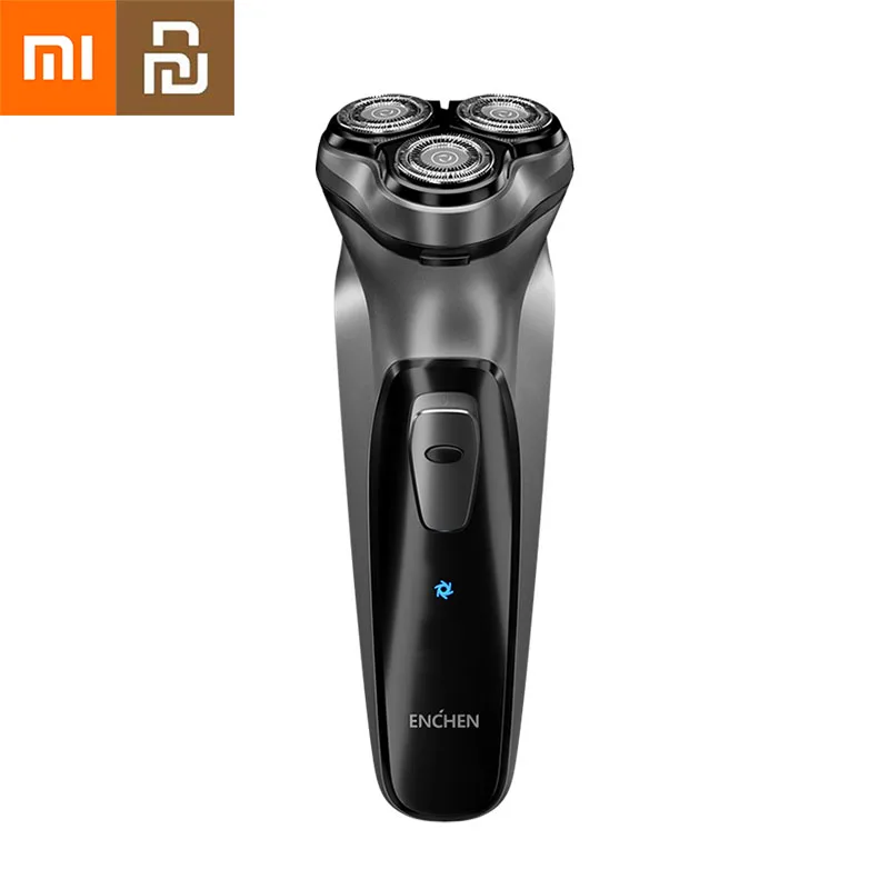 

NEW2022 Youpin Xiaomi ENCHEN Black Stone Electric Face Shaver Razor for Men 3D Floating Blade IPX7 Washable USB Rechargeable