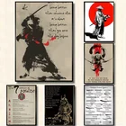 Картина на холсте Самурай, современное настенное художественное оформление, Постер и наклейка для украшения дома, 7 преимуществ бусхидо