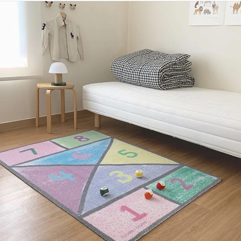 100x145cm Non-slip Baby Child Room Creeper Mat Infant Game Tent Pad Restaurant Hotel Area Rug | Дом и сад