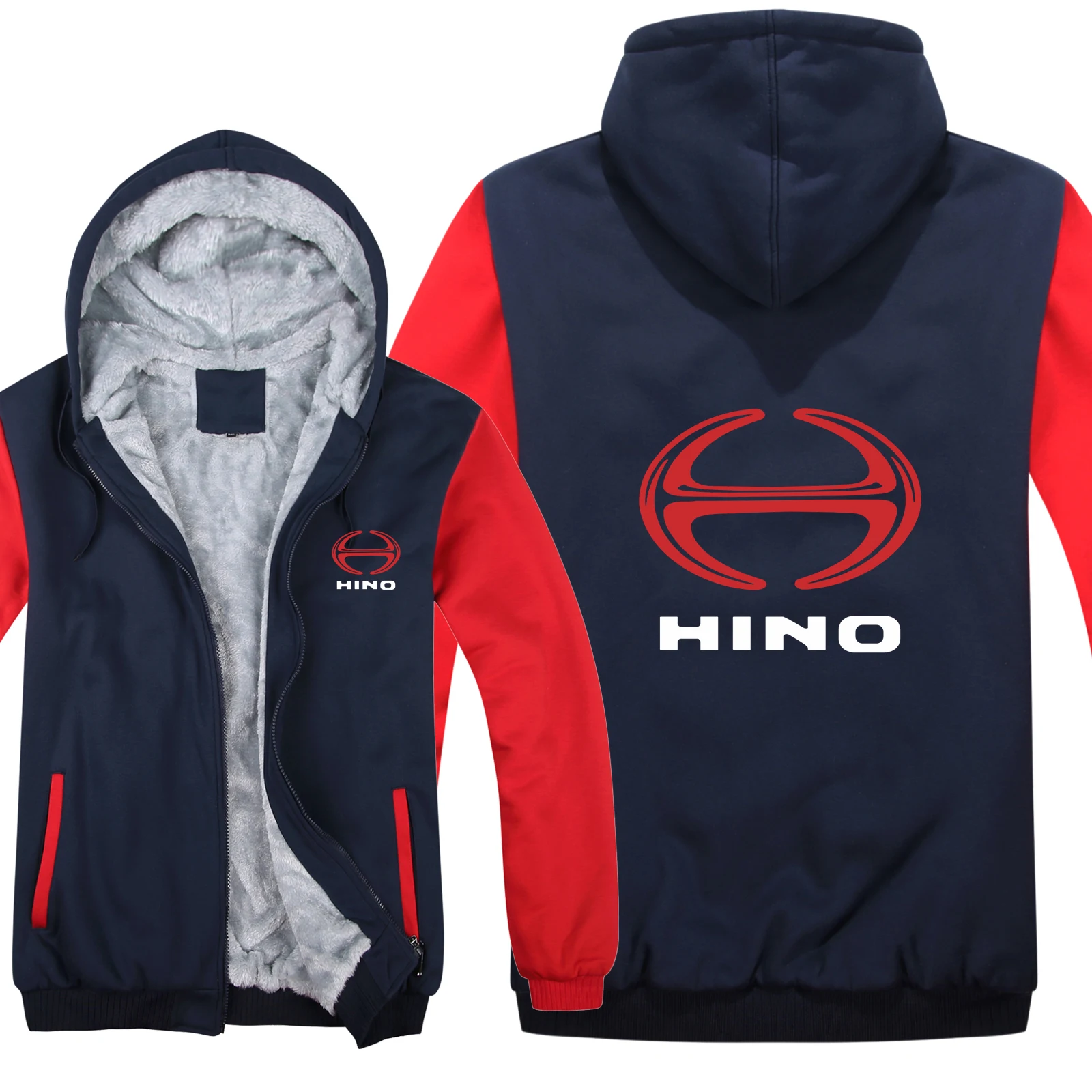 

2020 NEW For Hino Diesel Trucks Hoodies Men Fashion Wool Liner Jacket Trucks Sweatshirts Men Coat Pullover a3