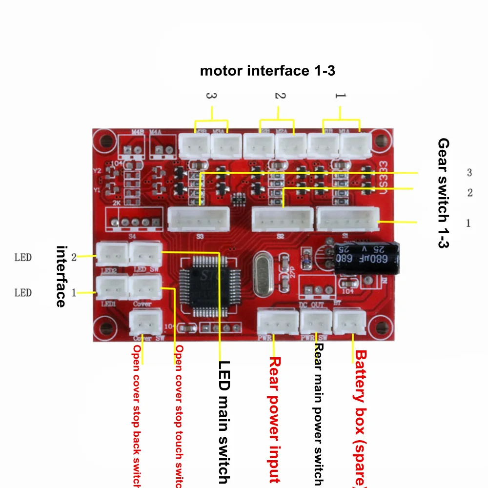 DC 3V двигатель поворотного круга системная плата управления шейкер часов коробка