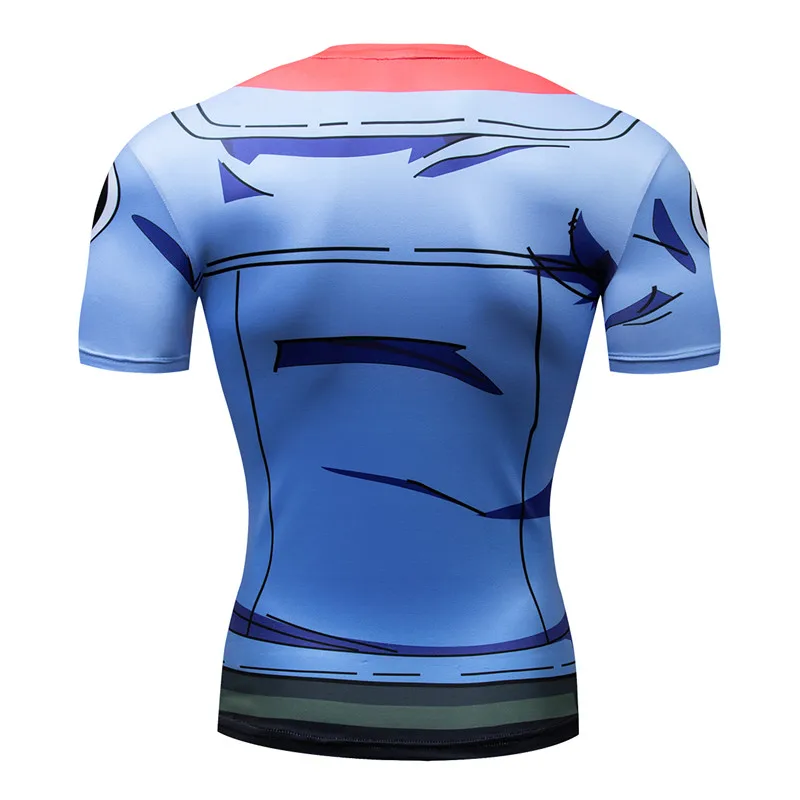 Футболки мужские компрессионные с 3D-принтом коротким рукавом для косплея |