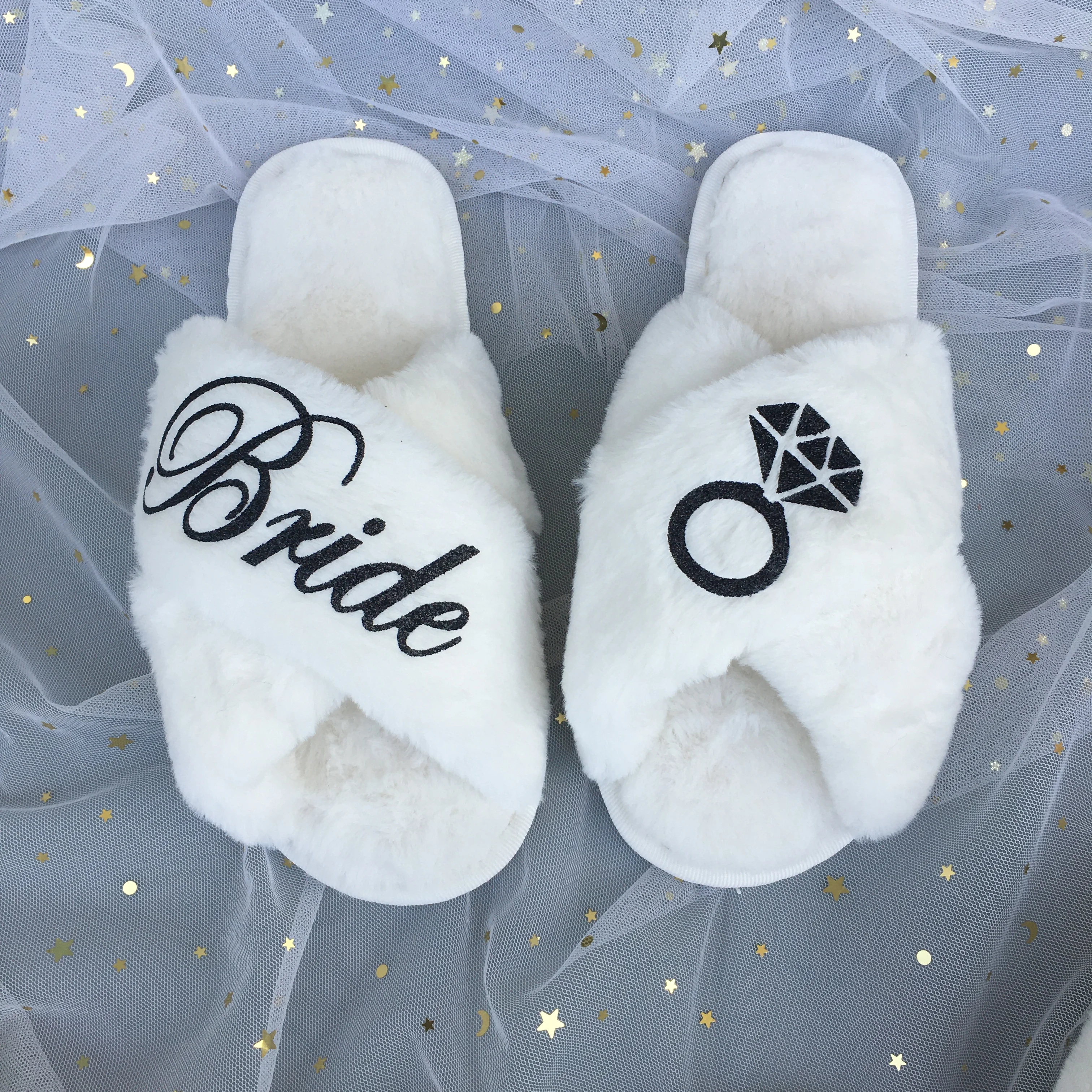 Уникальные индивидуальные мягкие Меховые тапочки для девичника подружки