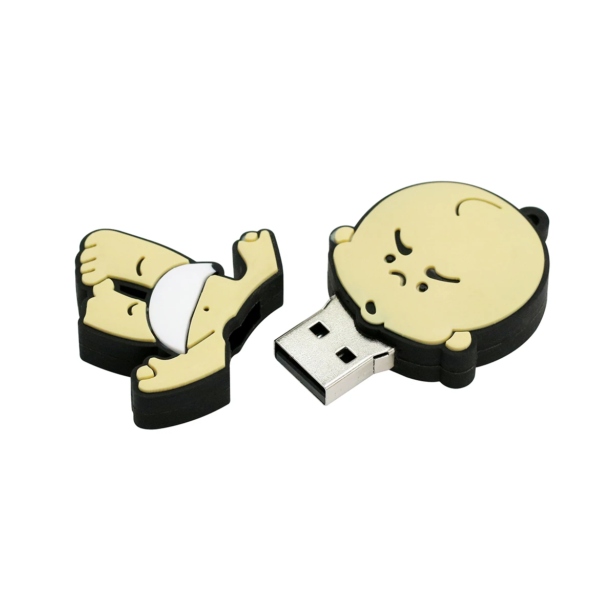 Мини флешка детский подарок USB накопитель 16 ГБ 32 64 Гб 128 брелок мультяшный Pobaby флэш