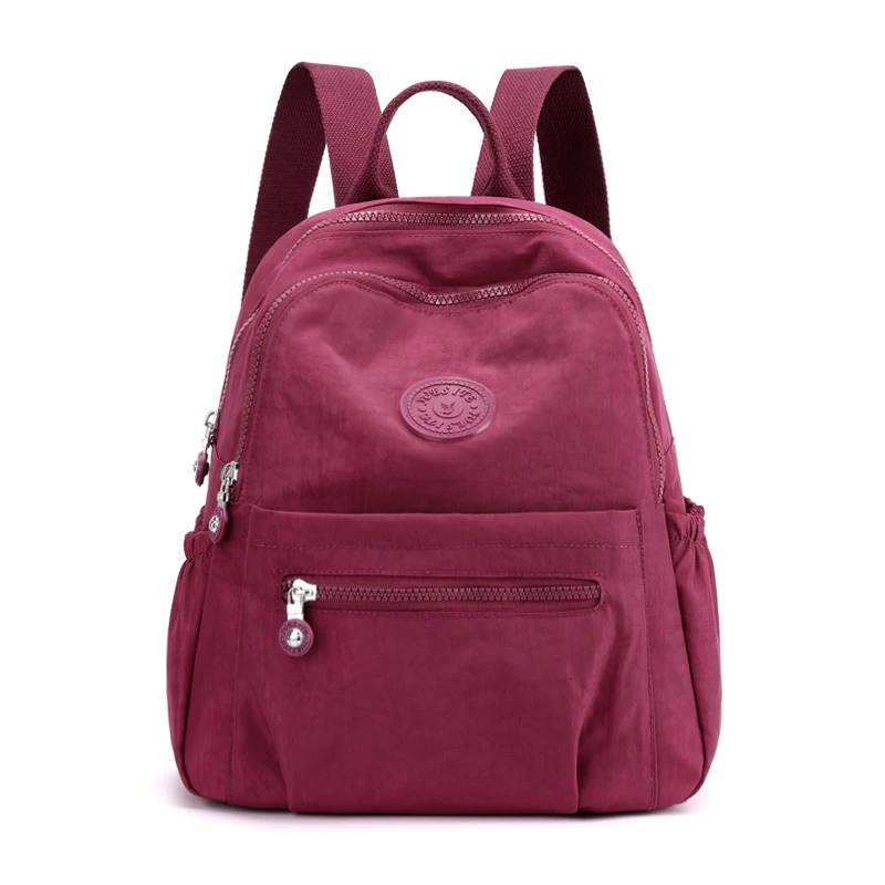 

Nylon Oxford Cloth Backpack Korean Style Versatile Canvas Nylon Student Schoolbag Travel Leisure Bag Backpack Mummy Bag