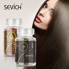 Капсулы для ухода за волосами SEVICH, 30 шт.бутылка, Витаминная капсула средства против выпадения и истончения волос, органическое касторовое масло для ухода за волосами