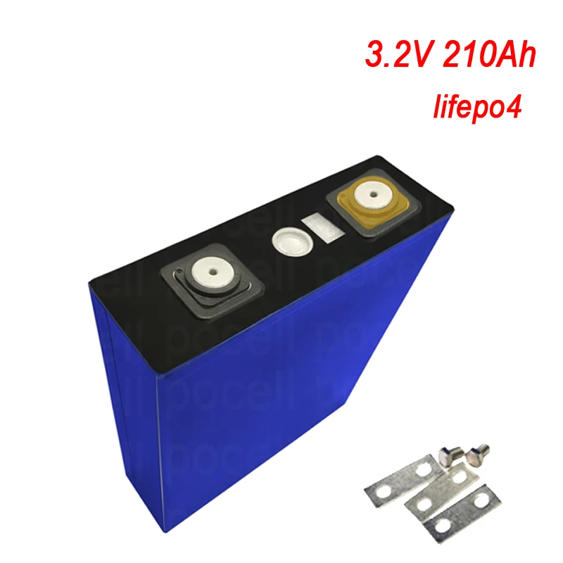 4 шт 3 2 v 210Ah lifepo4 литиевая батарея без 200Ah Батарея Набор сделай сам для 12v 24V 600Ah
