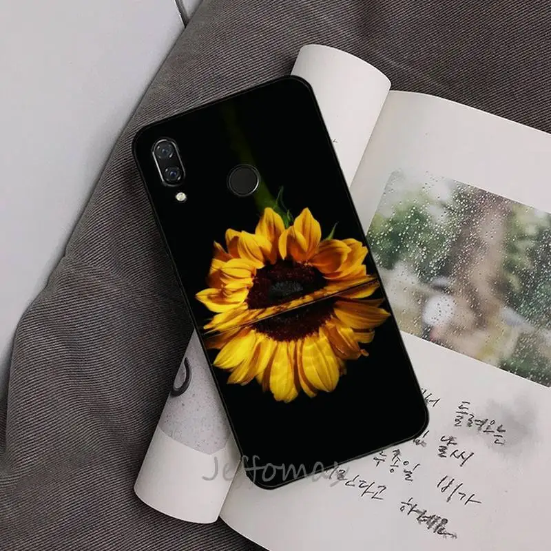 

Beautiful yellow sunflower Phone Case For Xiaomi Redmi Note 4 4x 5 6 7 8 pro S2 PLUS 6A PRO
