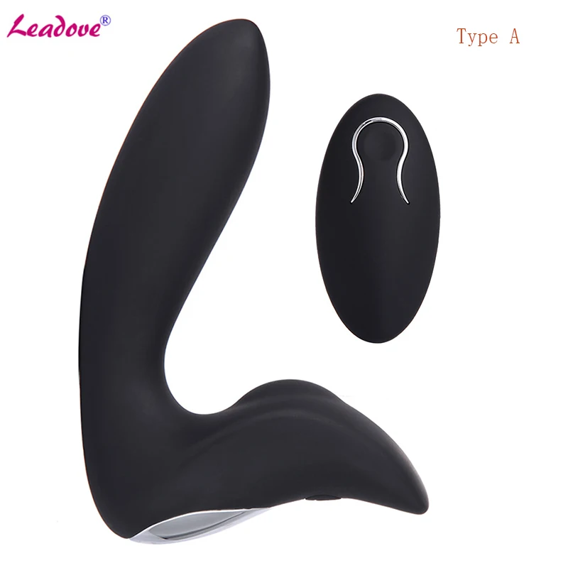 12 Скоростей USB Анальная пробка вибратор вращающийся массажер простаты