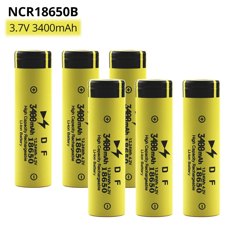 100% Новые оригинальные литиевые перезаряжаемые батареи NCR18650B 3400 мАч 3 7 в 18650 |