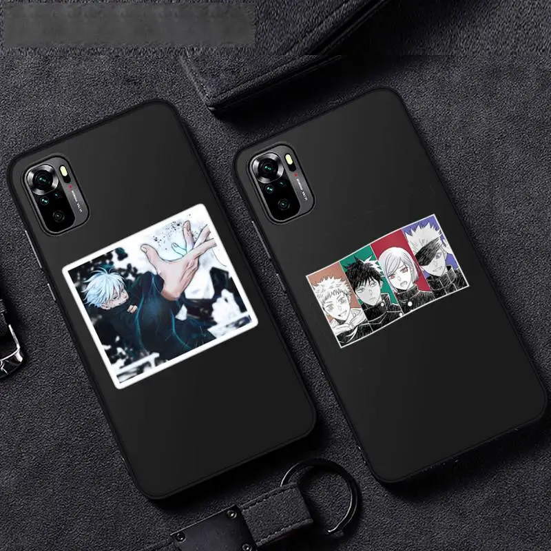 

Hot Anime Jujutsu Kaisen Phone Case For Xiaomi Mi Redmi Note 8T 9T 9S 9A 10 7 8 9 Lite pro
