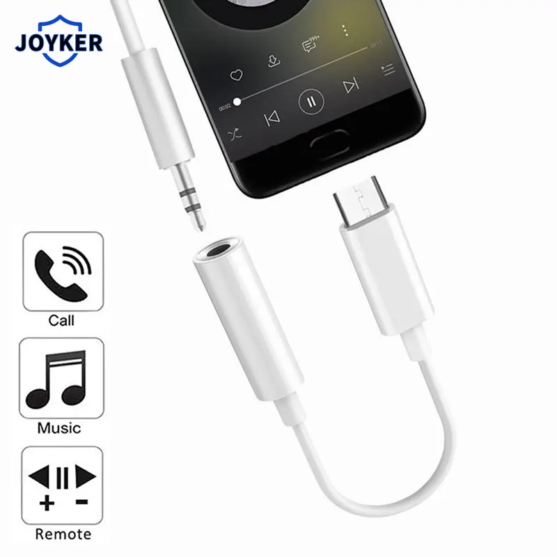 JOYKER Тип C 3 5 разъем для наушников кабель Переходник USB на мм AUX Наушники Адаптер Huawei