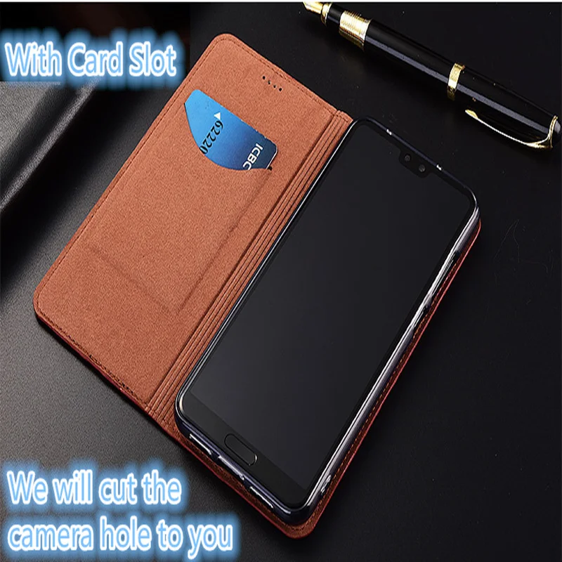 High-end Genuine Leather Business Phone Cover Card Holder For Xiaomi Redmi K20 Pro Case Mi9T Stand Coque | Мобильные телефоны и
