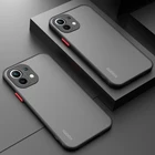 Противоударный матовый чехол для телефона Xiaomi Mi 11 Lite 9S 9T 10S Poco X3 F3 Redmi Note 10 5g 9 8 7 10T Pro, защита объектива, прозрачная крышка