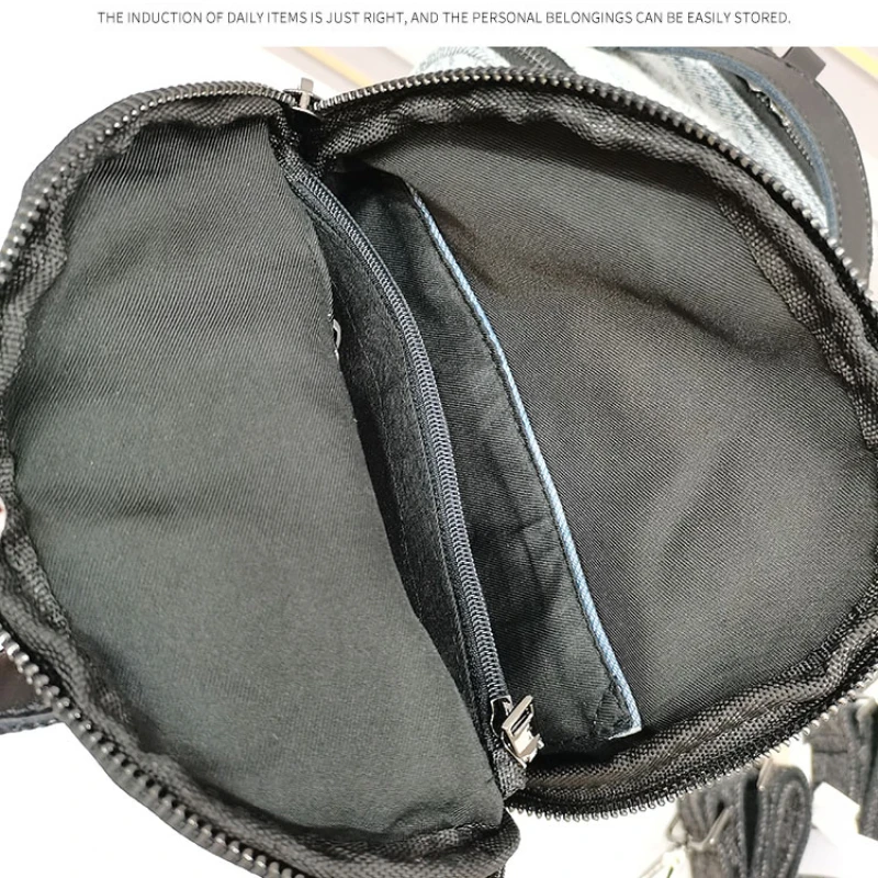 

Denim New Women's Backpack Mini Pearl Rivet Brand Desig School Travel Shoulder Bags