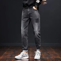 mens jeans harlan pants high quality loose leisure autumn and winter streetwear tidal current sport the price of recommend