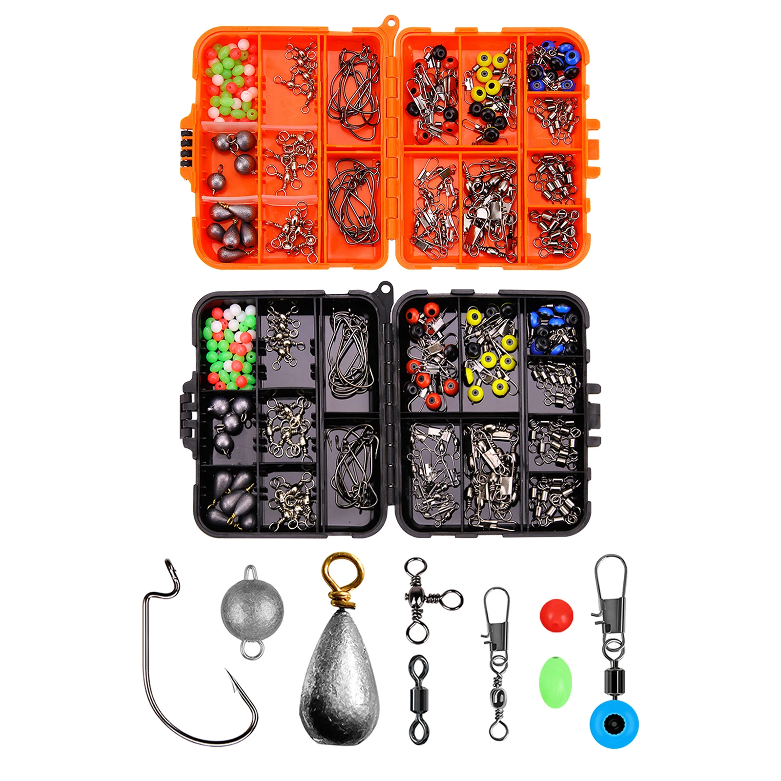 165x снасти для рыбалки на карпа свинцовый Sinker Stop Beads Barrel тройные Крючки | Спорт и