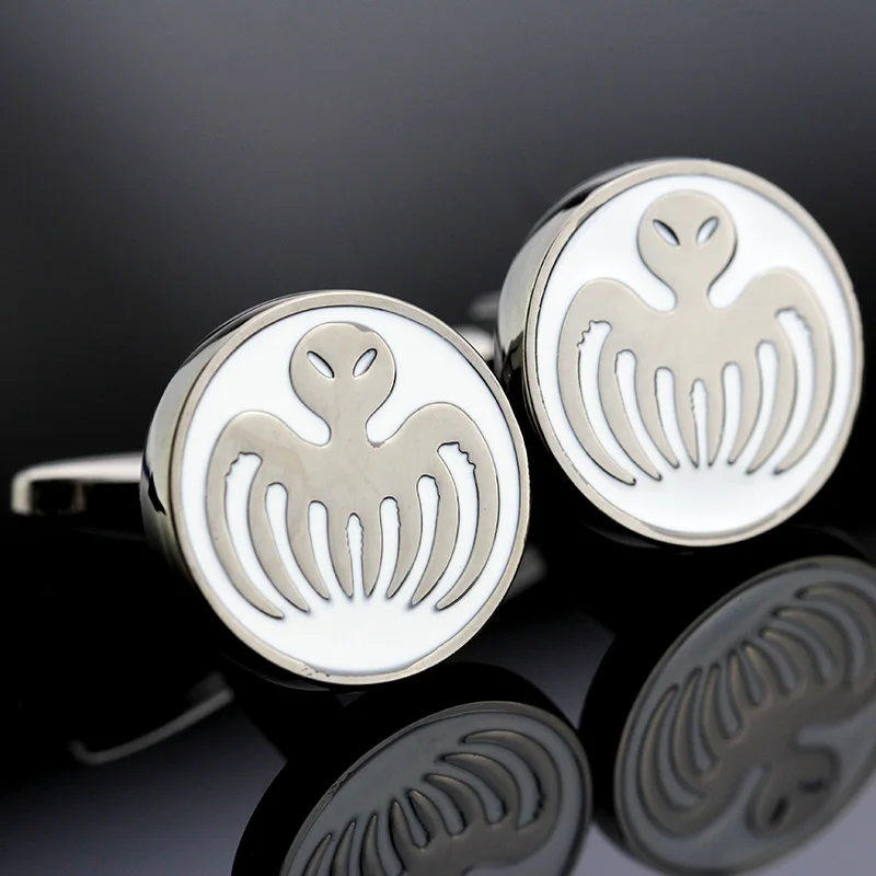 Водные Осьминог Запонки Высокое качество латунные запонки для мужчин | Украшения