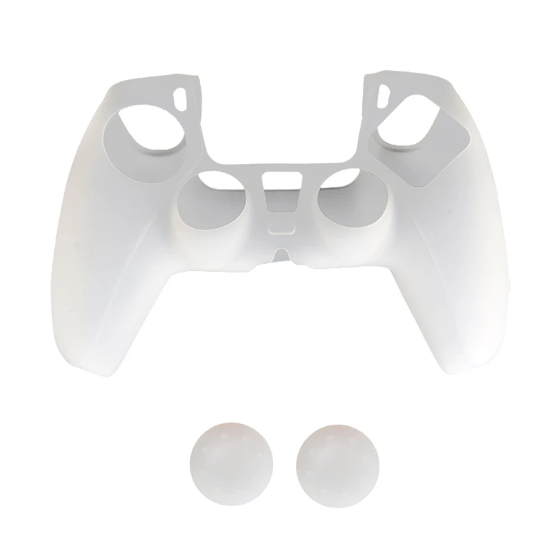 

Silicone Case Skin Protective Cover Joystick Thumb Stick Grips Cap for S-ony PS5