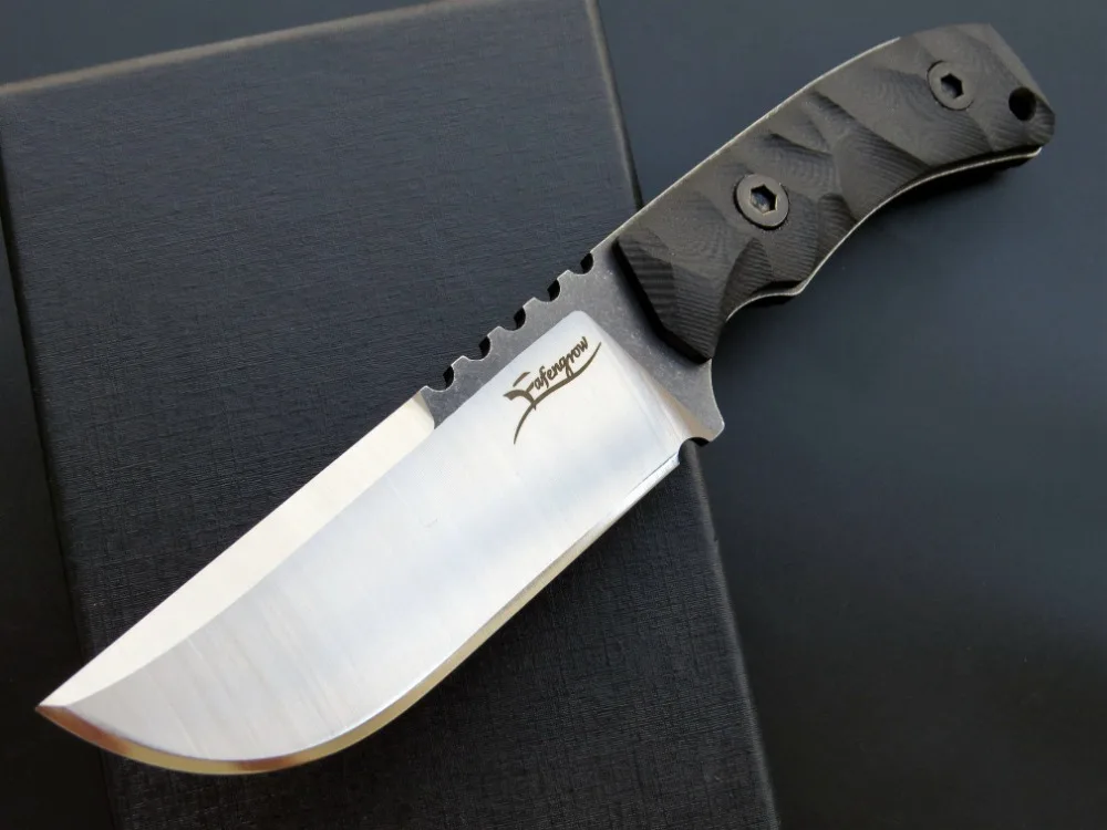 Eafengrow Новый EF100 прямой нож D2 стальное лезвие фиксированный портативный охотничий
