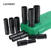 electric impact wrench hexs socket head set kit drill 12 socket wrench set for electric drill ratchet wrench sleeve spanner