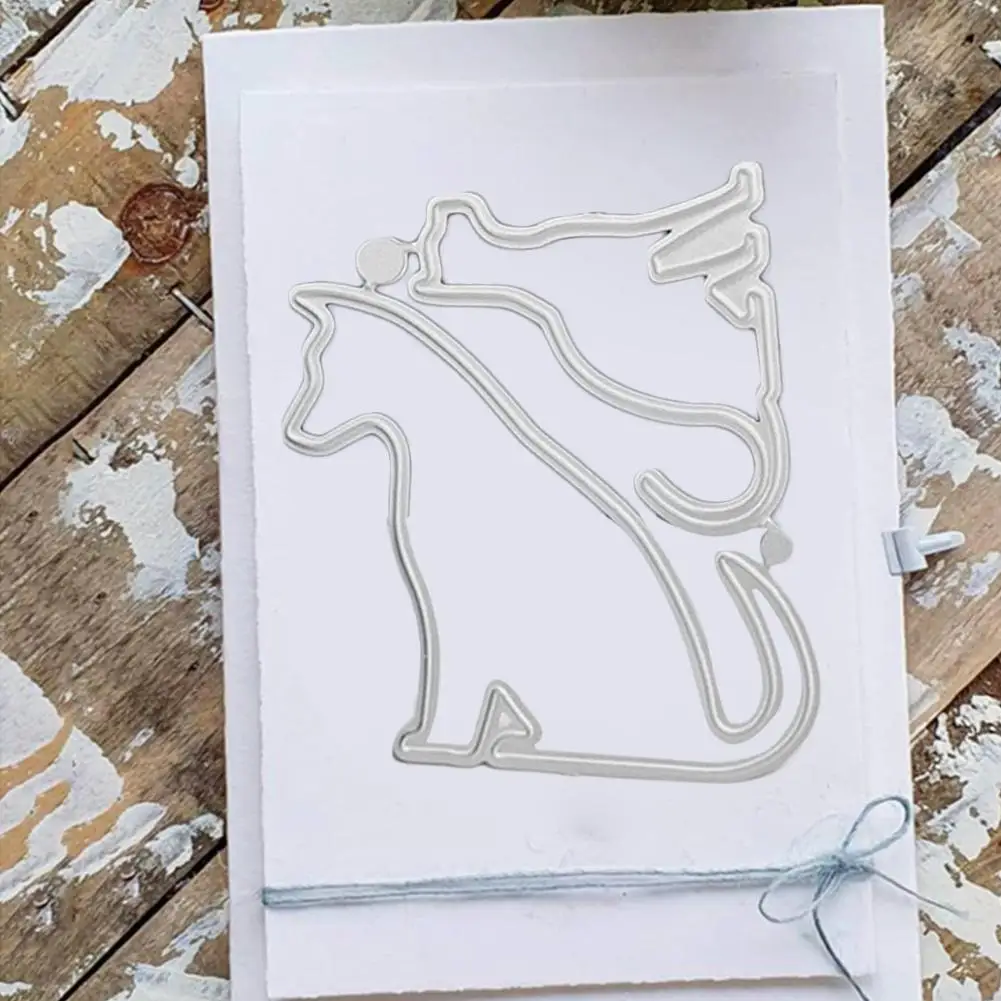 

Metal Cutting Dies Cut Die Mold Animal Dog And Craft Paper Stencils Punch Blade Mould Scrapbook Decoration Dies Knife E8f0