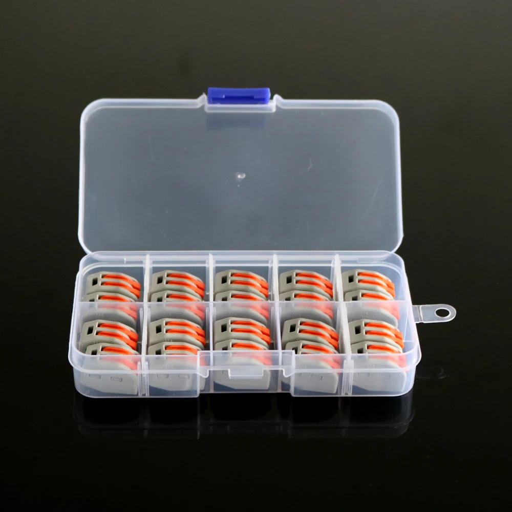 20 шт./кор. 222 412 PT 212 PT212 2 pin полюс Универсальный Компактный Кабельный соединитель