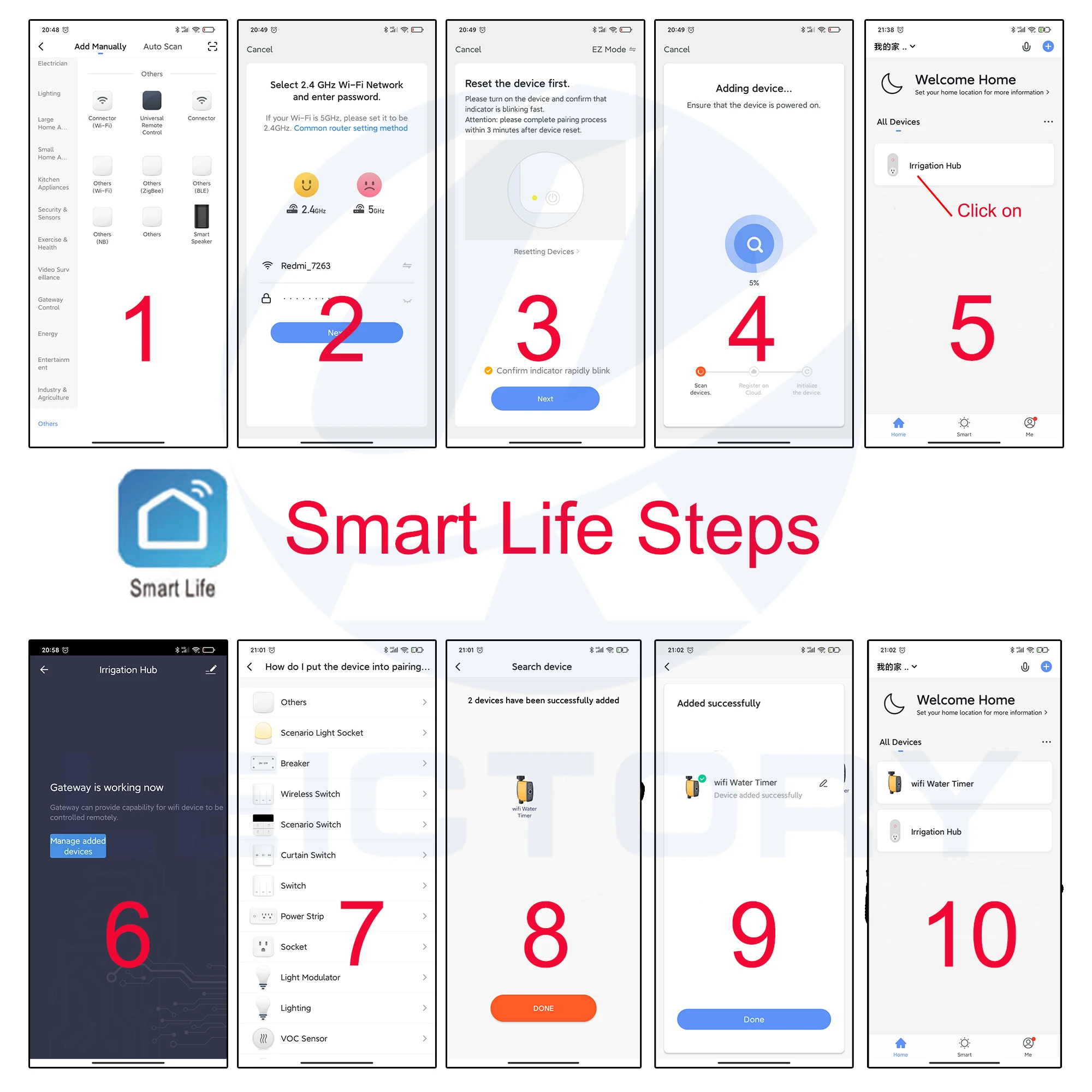 Таймер для полива с Wi Fi водонепроницаемый садовый таймер орошения датчик