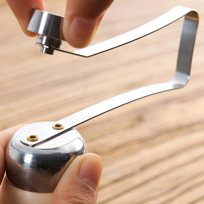 Металлическая отделка для яйца из нержавеющей стали нож ракушек вареное сырое