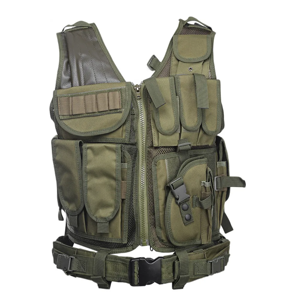 1 Outlife мужской военный тактический жилет Пейнтбольный камуфляж Molle охотничий