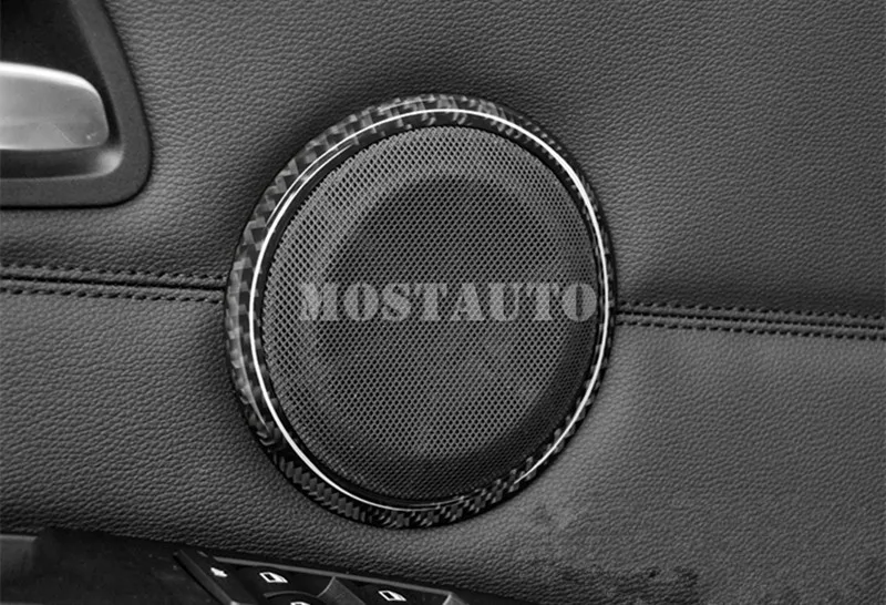 Накладка на внутреннюю дверь автомобиля из углеродного волокна для BMW X1 E84 2010 2015 2