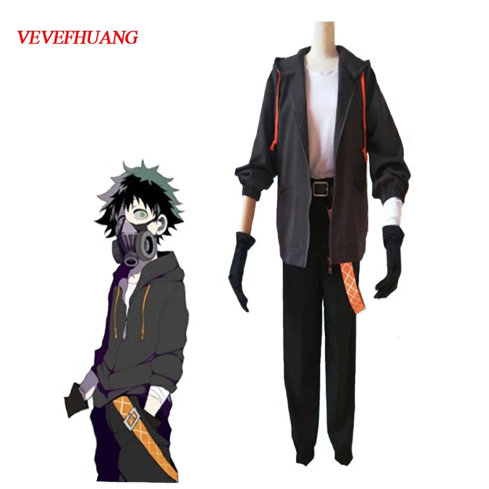 VEVEFHUANG мой герой Академии Izuku Midoriya Boku без Hero Академия маскарадные костюмы