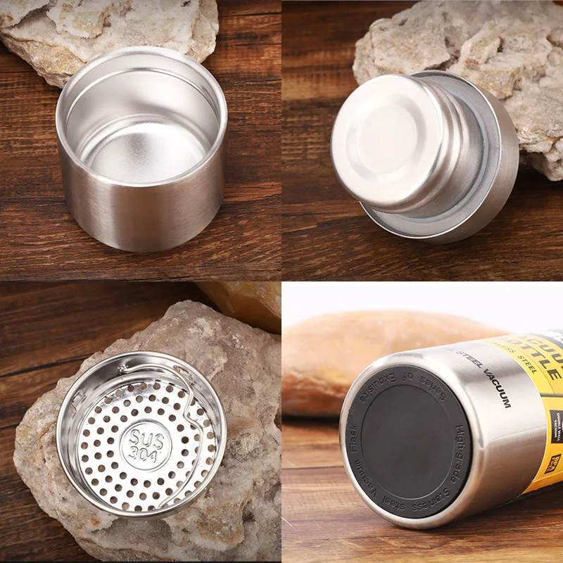 Термос с двойными стенками из нержавеющей стали вакуумные склянки и бутылки для