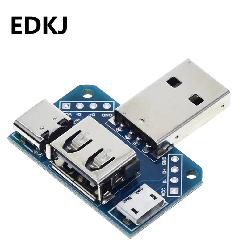 1 шт. Micro-C Type 4P DC 5 В 4 в USB4 2 54 мм USB адаптер головка папа | Обустройство дома