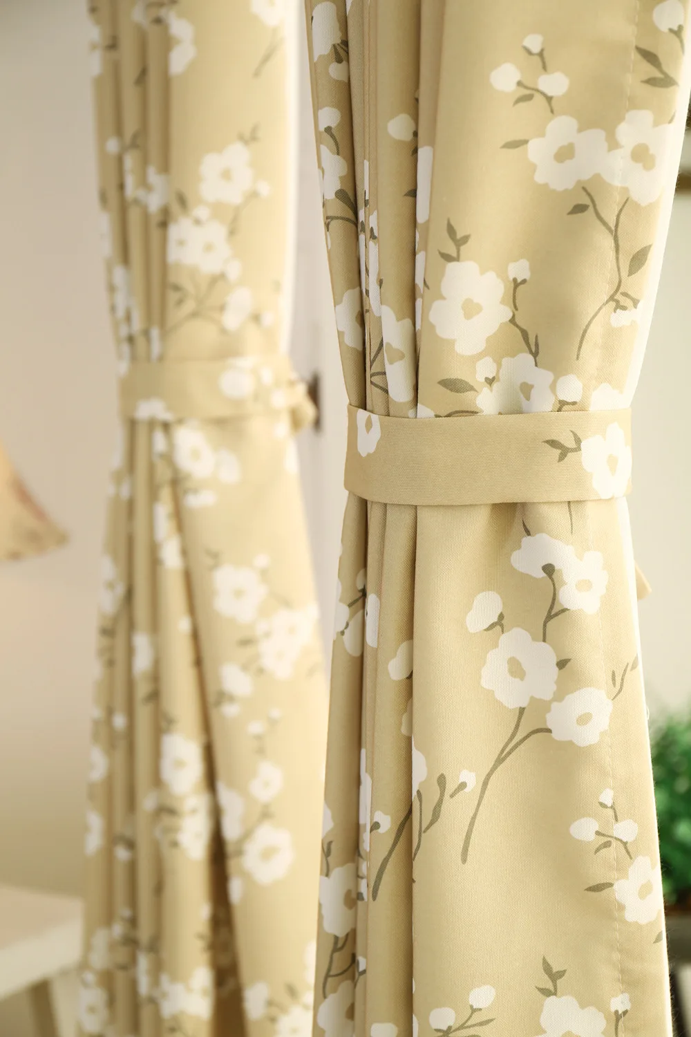 Корейский сад сломанные цветы небольшой свежий капок полный оттенок шторы для