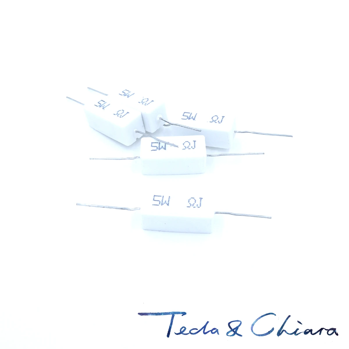 Горизонтальный керамический цементный Силовой Резистор сопротивление 2 4 R 10 шт. 5